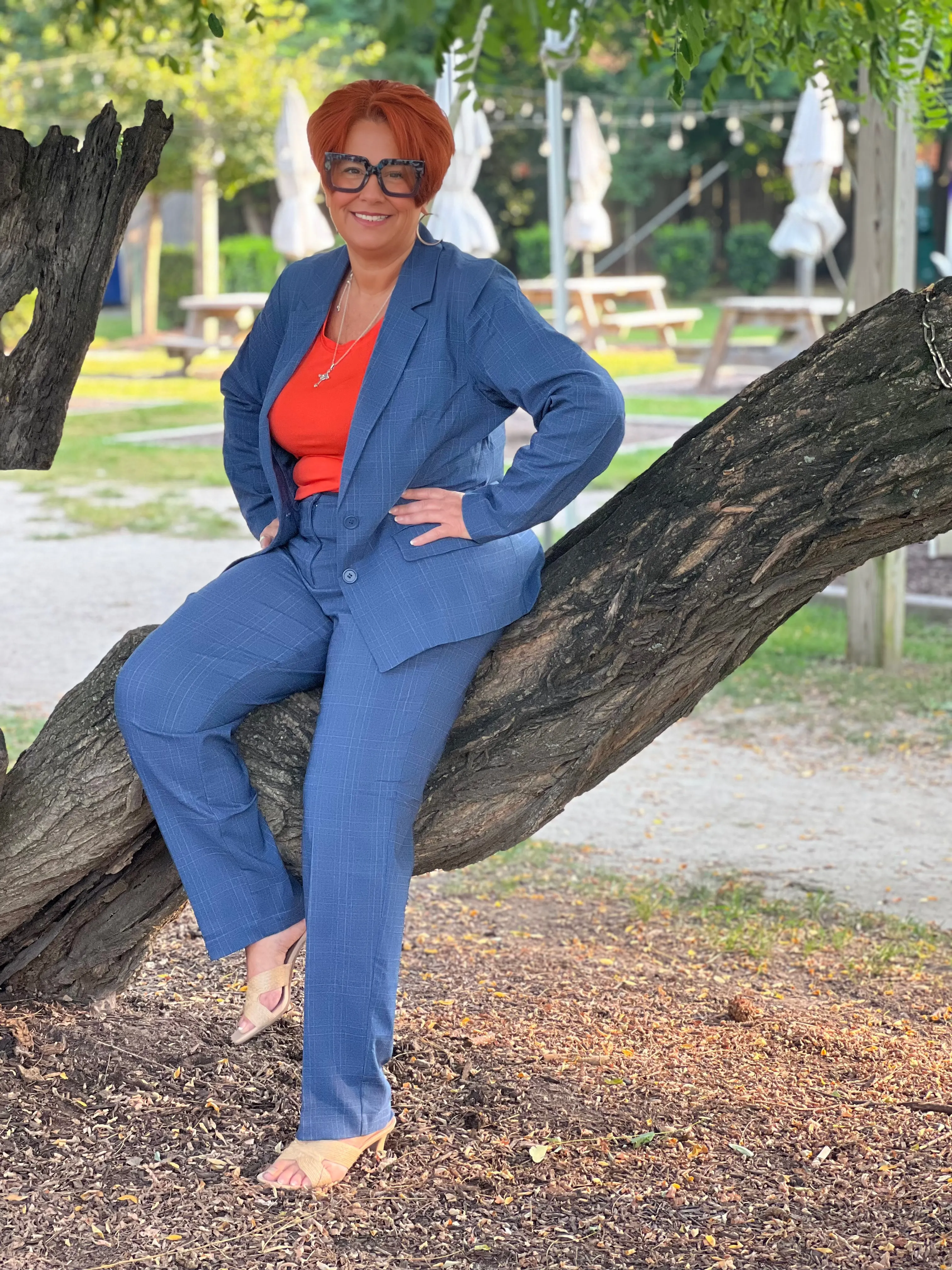 Corrina, candid outdoor photograph